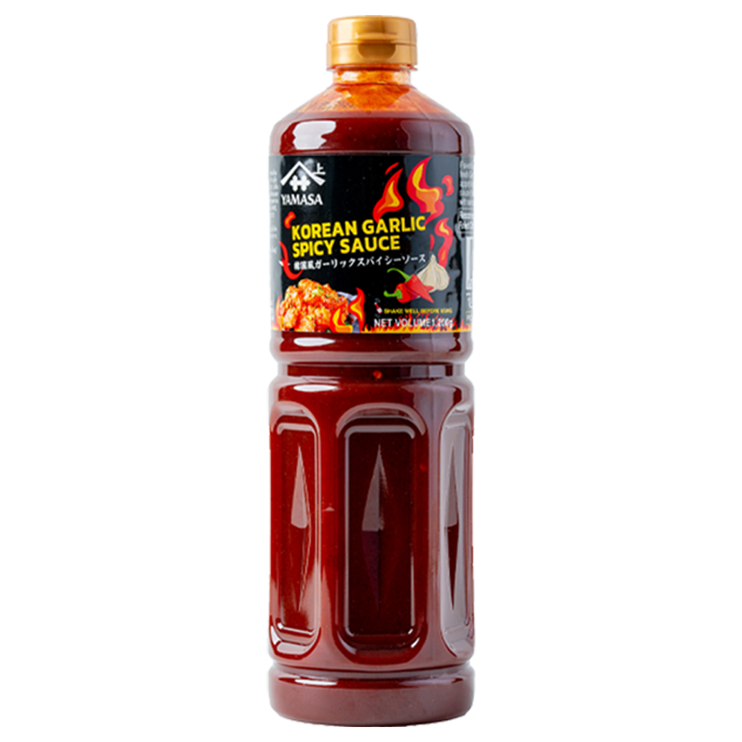 YAMASA KOREAN GARLIC SPICY 1L สไปซี่การ์ลิคเกาหลียาม่าซ่า 1 ลิตร (ซอสเผ็ดเกาหลี)