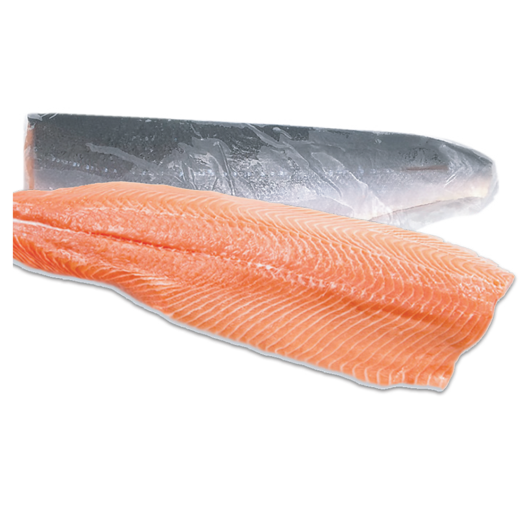 ปลาแซลมอนนอร์เวย์ฟิลเลย์ Trim-C 1-2 กก. - NORWAGIAN ATLANTIC SALMON FILLET