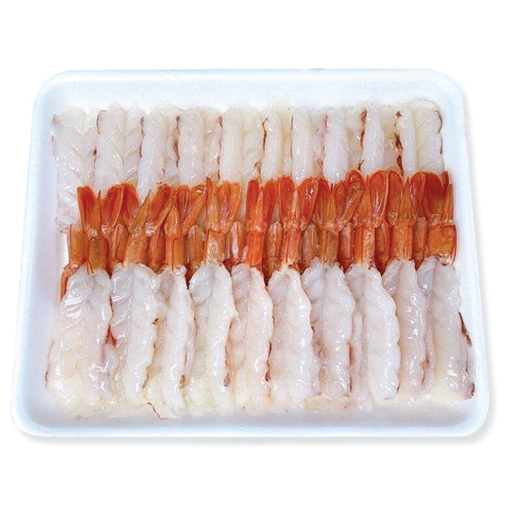 กุ้งซูชิอาร์เจนติน่าผ่าผีเสื้อ 5L - AGENTINA SUSHI EBI 5L (HIRAKI-ARGEN)