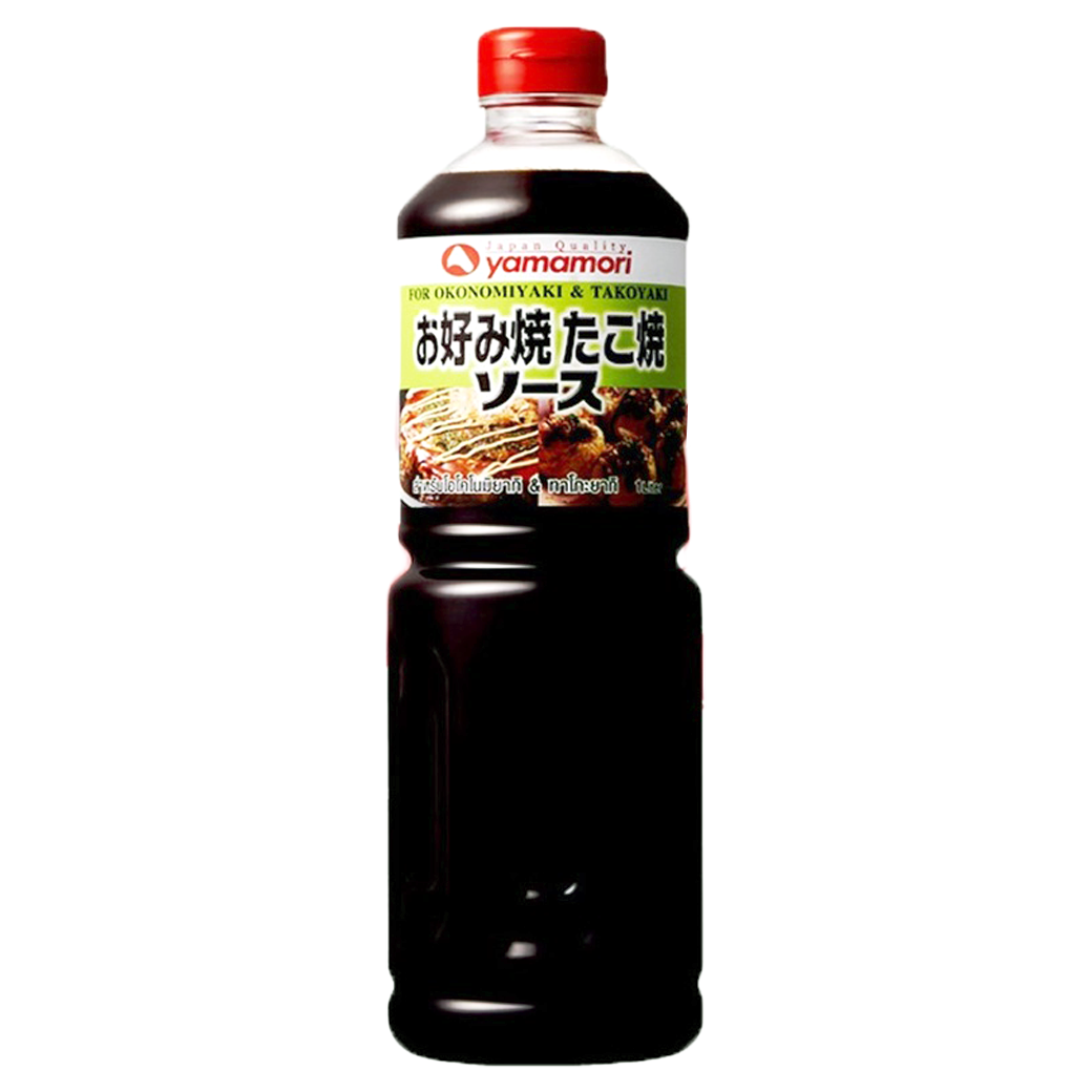 ยามาโมริ ซอสโอโคโนมิยากิ ขนาด 1 ลิตร - YAMAMORI OKONOMIYAKI SAUCE 1 L