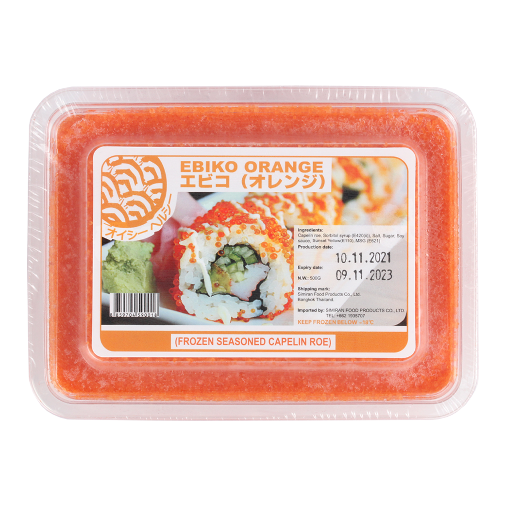ไข่กุ้งส้ม ซิมิรัน (กล่อง) - SIMIRAN ORANGE EBIKO (box)
